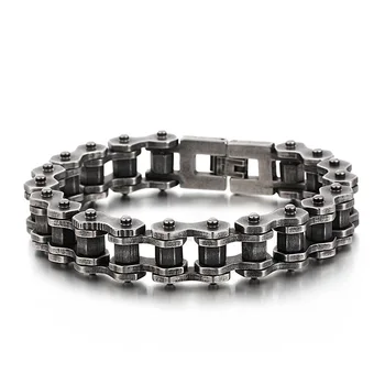 

Titanium steel jewelry motorcycle bracelet retro punk fashion men's bracelet bicycle bracelet