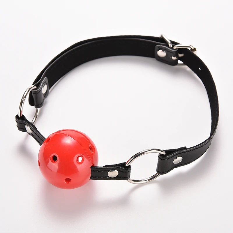 Silicone Breathable Rose Ball Gag Bondage Flower Open Mouth Gags