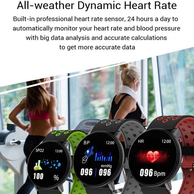 Fitness Bracelet 1.3'' Screen Smart Bracelet Blood Pressure Heart Rate Monitor Fitness Tracker Waterproof Ip67 Smart Band Watch 5