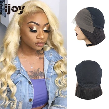

Body Wave 613 Blonde Colored Wig Pre-plucked Cosplay 13×4 Lace Front Blonde Wig Brazilian Human Hair Wigs 16-28 Non-Remy IJOY