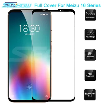 Перейти на Алиэкспресс и купить 9D закаленное стекло для Meizu 16 th Plus 16X16 S 16XS 16T Защитная пленка для экрана X8 M8 Lite Note 9 8 Защитная пленка для стекла