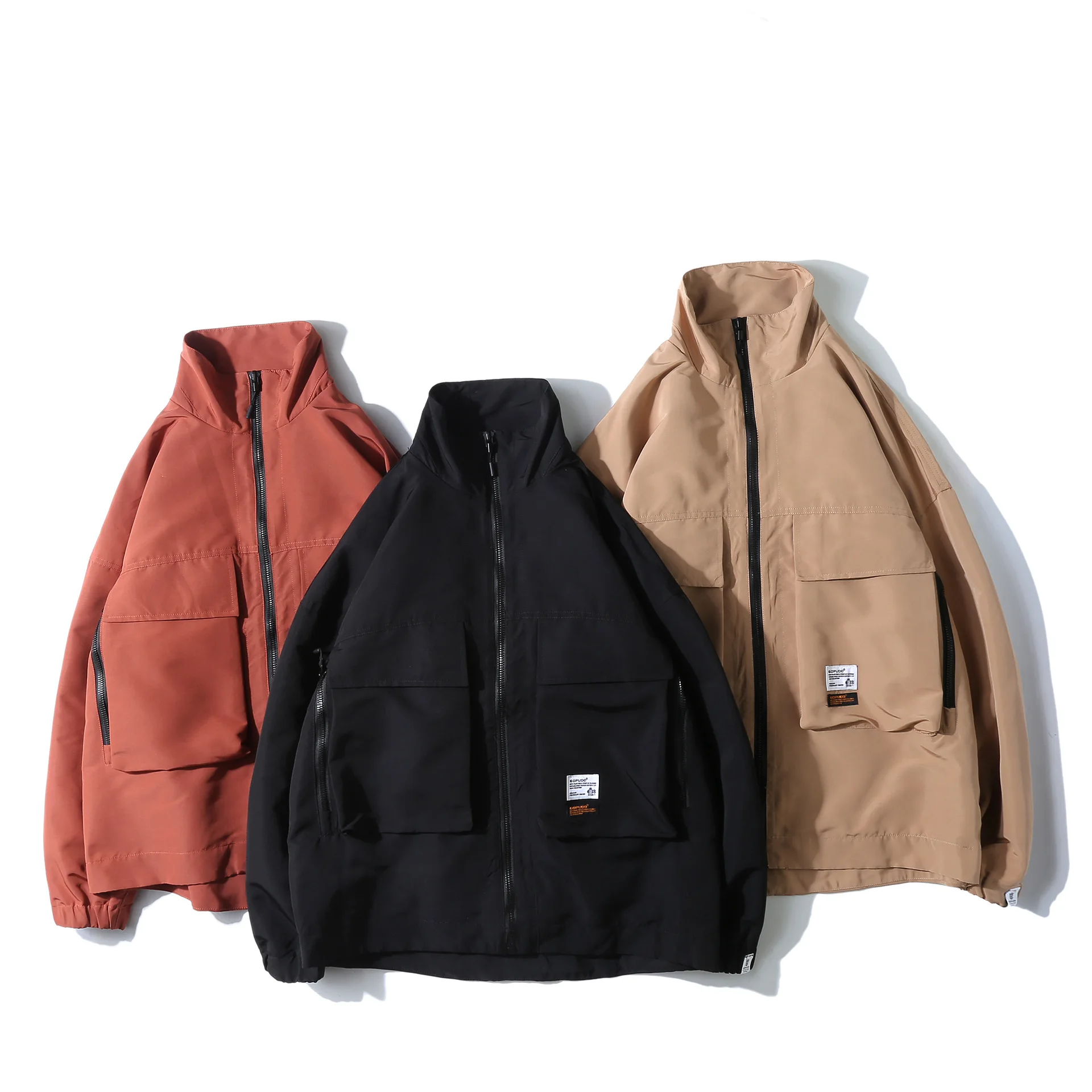 

City Where the Product Autumn New Style Three-Color Casual Loose Version of Jacket Japanese-style Workwear Outdoor Jacket MEN'S