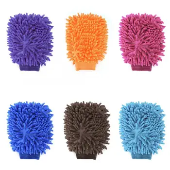 

Soft Colorful Car Cleaning Drying Gloves Window Washing Tool Auto Accessories
