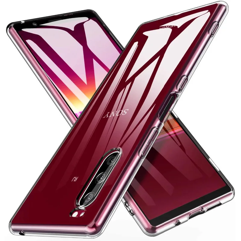 Прозрачный силиконовый мягкий чехол для Sony Xperia 5 Xperia5 II III прозрачный Ультратонкий