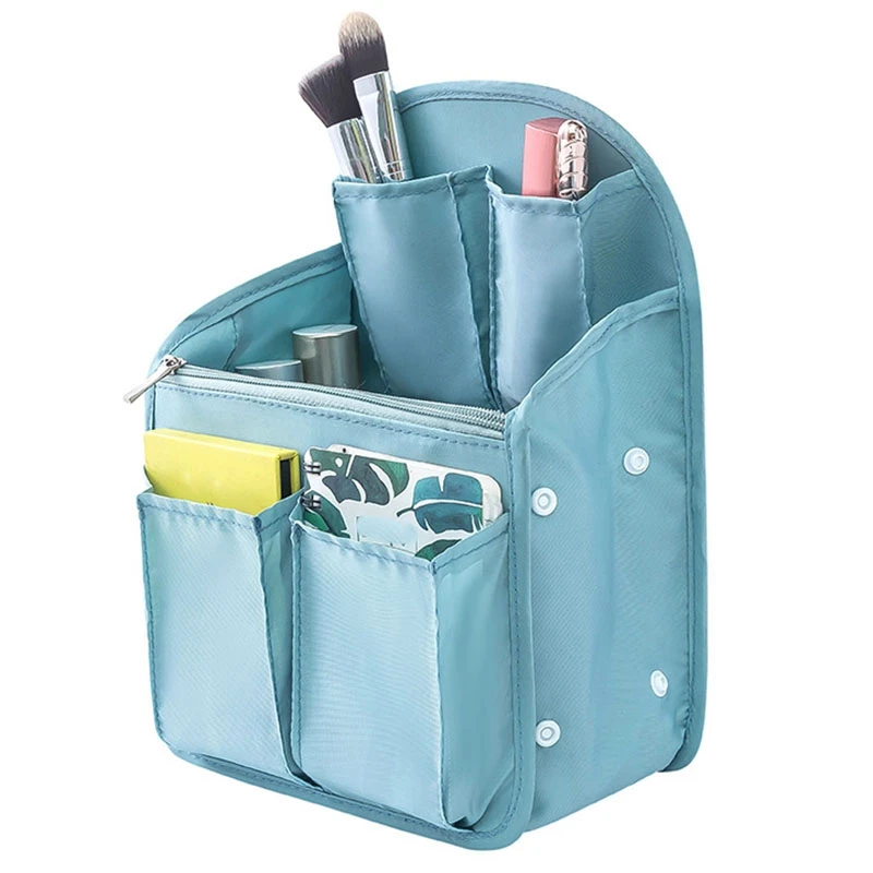 Backpack Insert Bag Internal Storage Bag Diaper Bag Large Capacity Travel Storage Bag Shoulder Bag Sky Blue