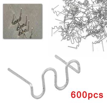 

Silver Hot Stapler 600Pcs Plastic Welder Tool Repair Kit Diameter 0.6mm