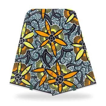 

African wax print fabric 6 yards of African fabric 40*40 yarn high quality soft design black and white Ankara fabric for dress