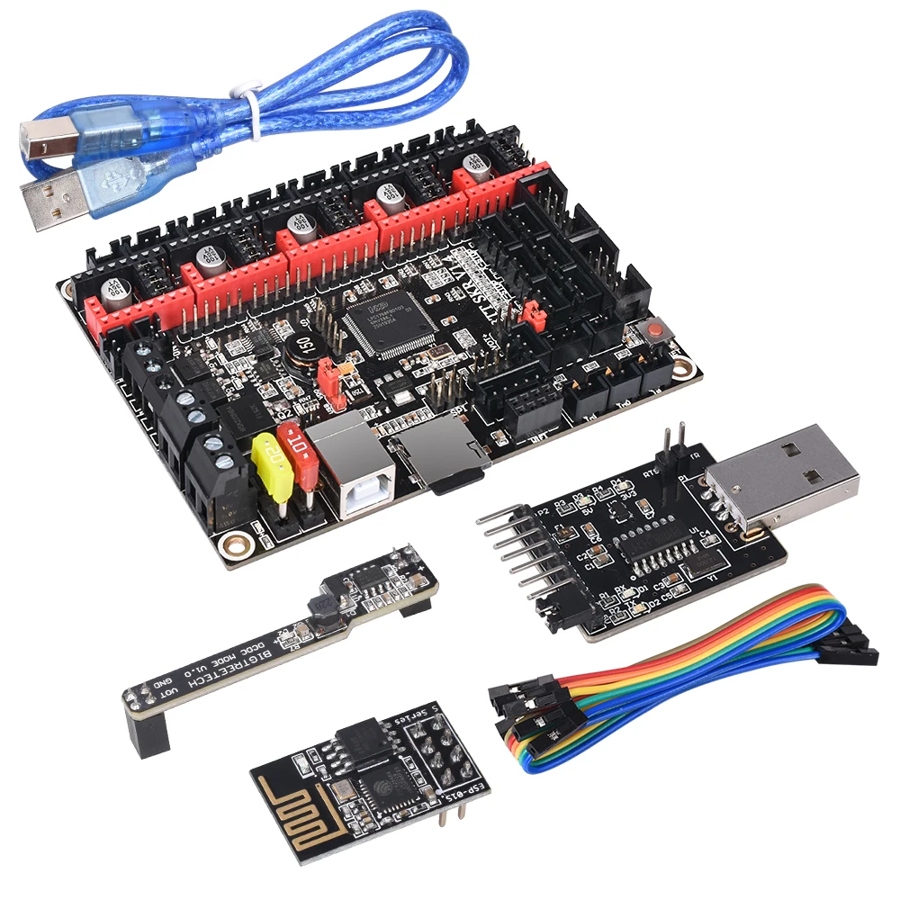 Bigtreetech Skr V1.4 Motherboard Btt Skr V1.4 Turbo Control Board Tmc2208 For Ender Voron 2.4 3d Printer vs Skr Octopus V1.1 - Imagem 2