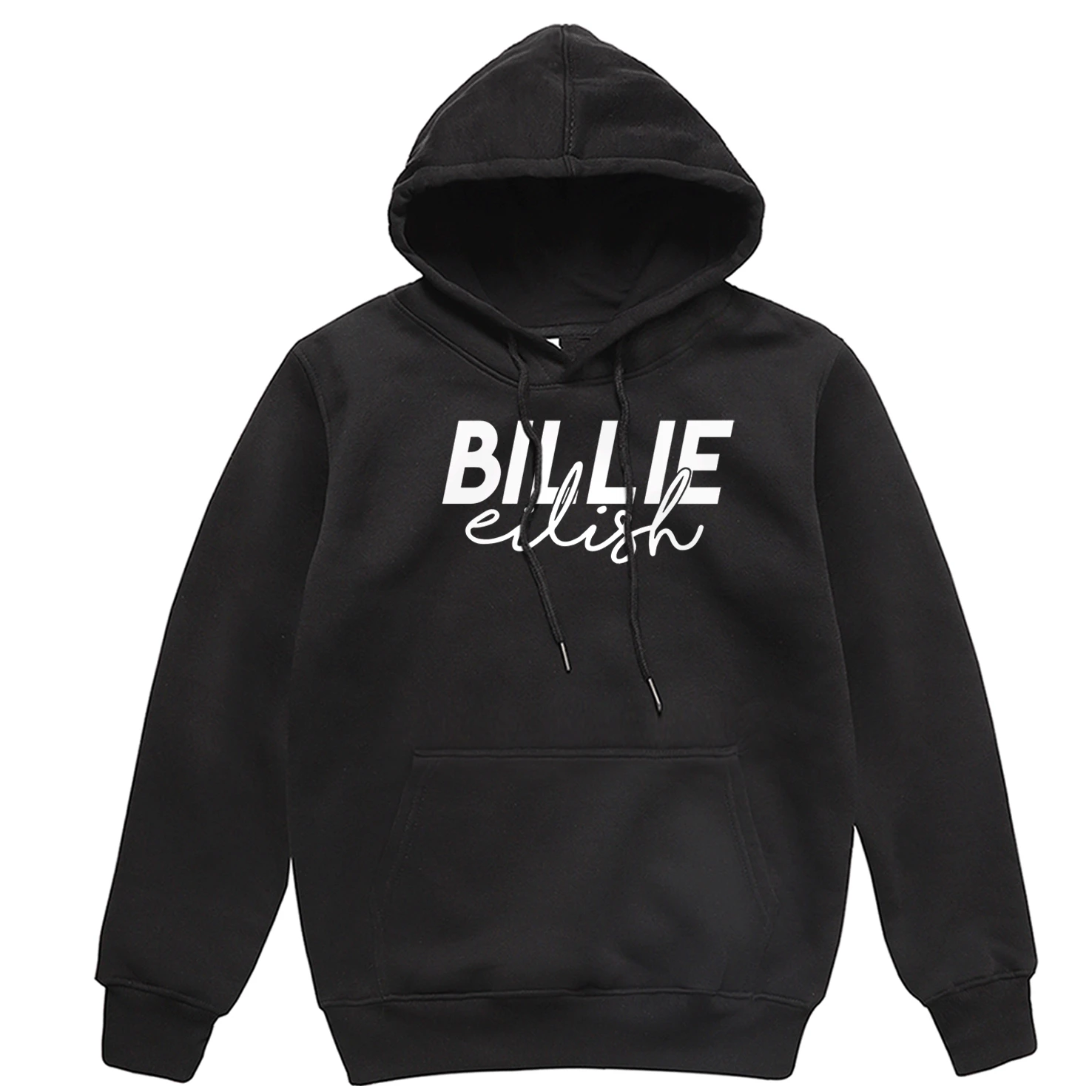 

2020 Hot Selling Male Fleece Sweatshirts Billie Eilish Funny Print Costume Men Casual Hip Hop Warm Hoodies Personalized Pullover