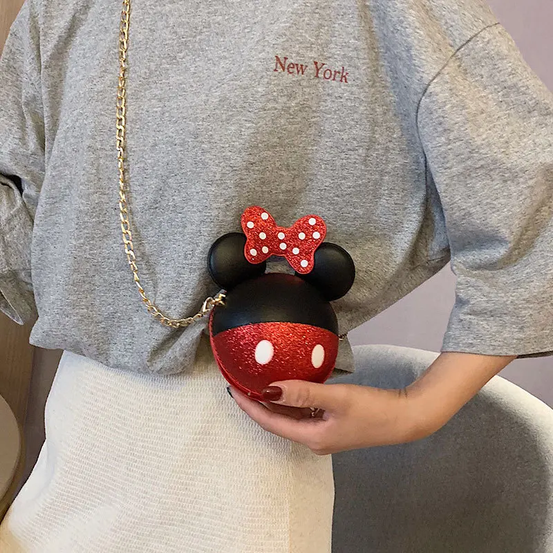 

Western Style Bag Women's 2020 New Style Korean-style Versatile Cute Shoulder Bag Summer Cartoon Shoulder Chain Small round Bag