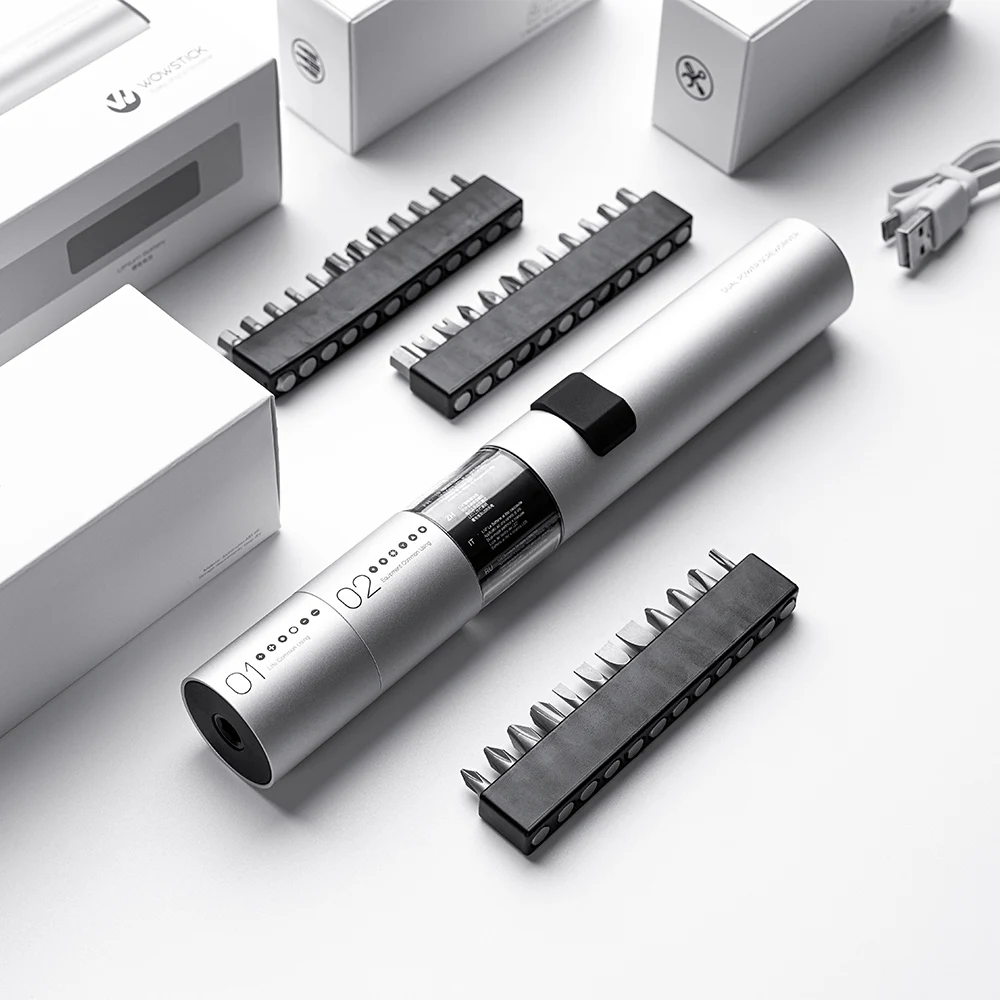 WOWSTICK SD Премиум Новинка отвертка 36 бит светодиодная литиевая батарея