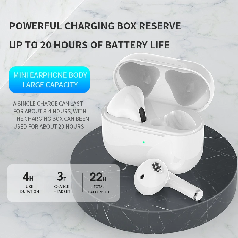 TWS Bluetooth Earphone Wireless Headphones Air Earbuds Sport Handsfree Headset With Charging Box For Apple iPhone Android Xiaomi