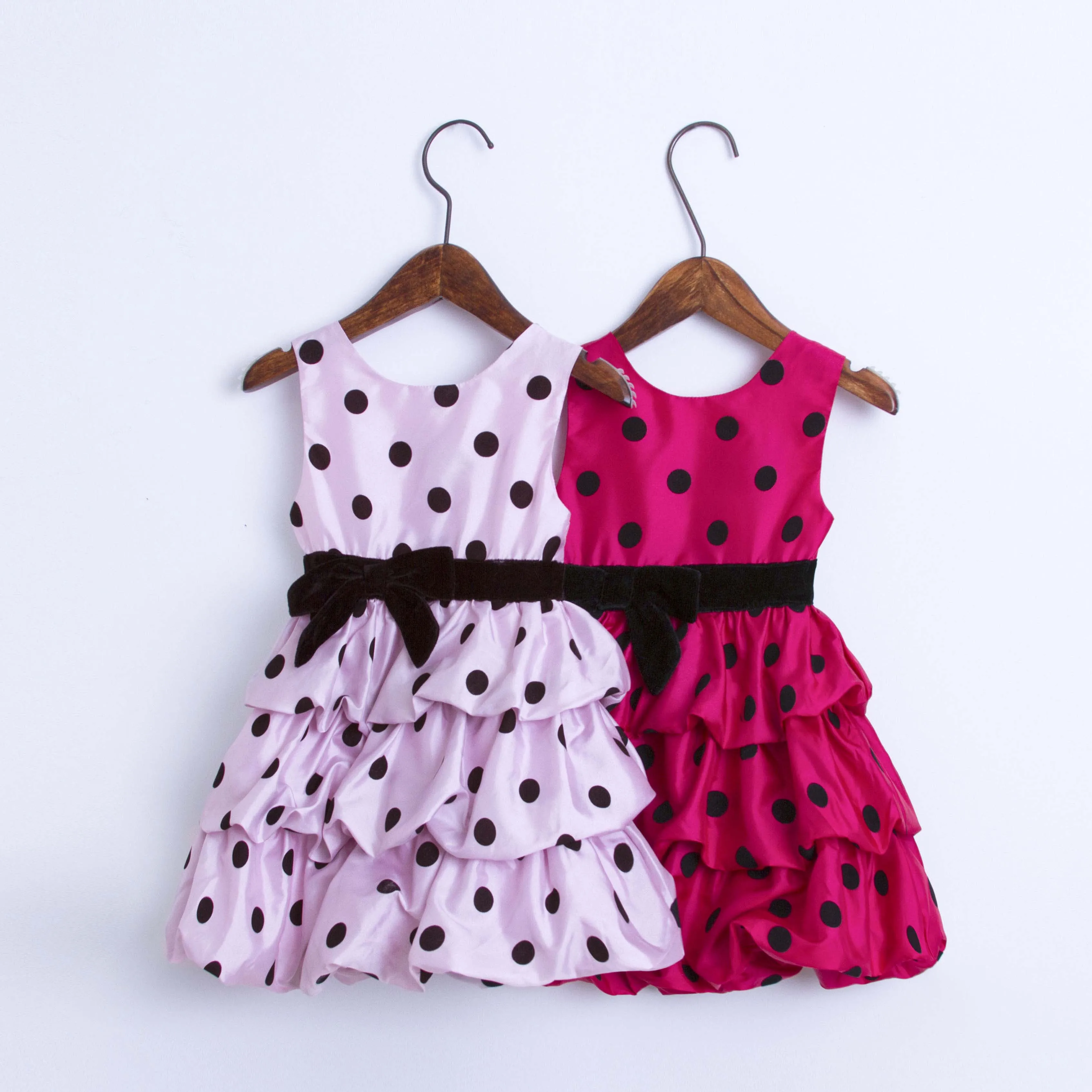 

Girl dress summer Baby girls dress Dot Clothes Princess Dress red pink 2 color cotton 2 years 3 4 Kids dress In stock Hot