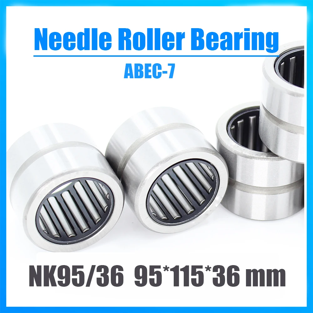 NK95/36 Bearing 95*115*36 mm 1PC ABEC-7 Solid Collar Needle Roller Bearings Without Inner Ring NK95/36 NK9536 Bearing nk18 20 bearing 18 26 20 mm 5pc solid collar needle roller bearings without inner ring nk18 20 nk1820 bearing