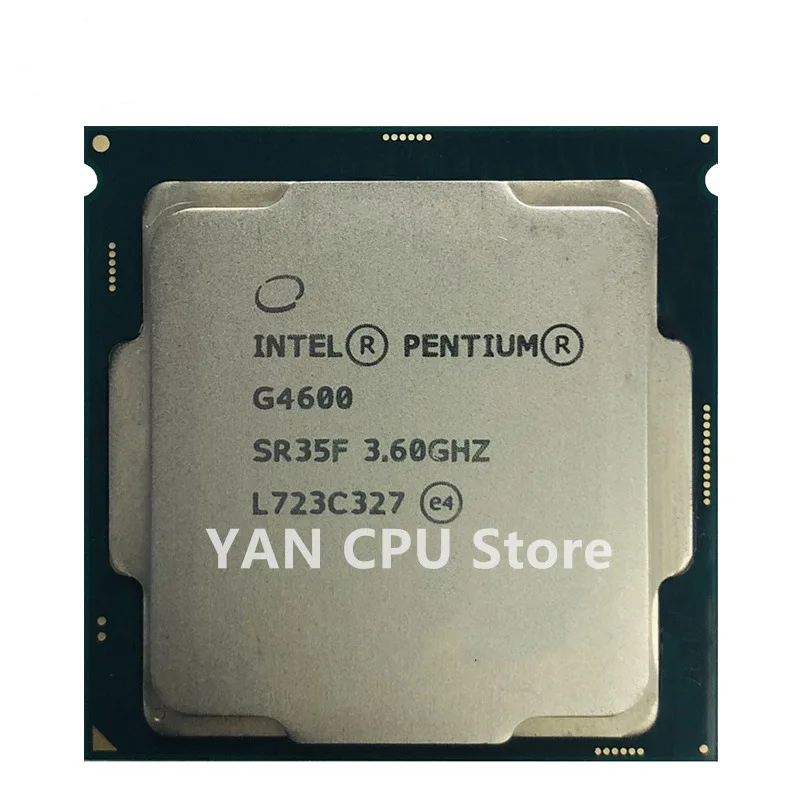 Бесплатная доставка двухъядерный процессор Intel Pentium G4600 3 6 ГГц четырехпоточный 3M