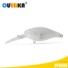 Appât artificiel vierge non peint pour la pêche en mer, Leurre pour attraper des poissons, matériel pour pêcher à la carpe, à la manivelle, Isca, poids 7g, 88mm, Diy, 2022