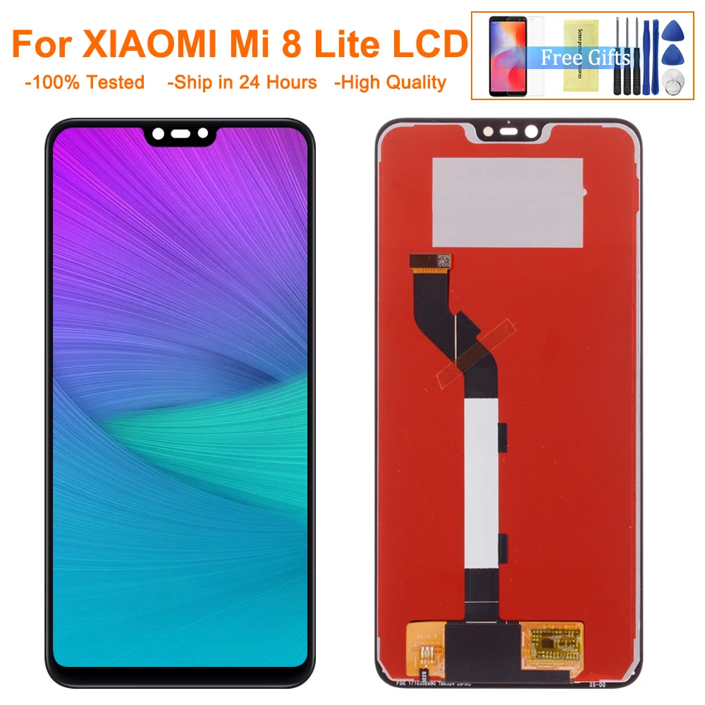 Оригинальный 6 26 ''ЖК дисплей для Xiaomi Mi 8 Lite ЖК сенсорный экран дигитайзер