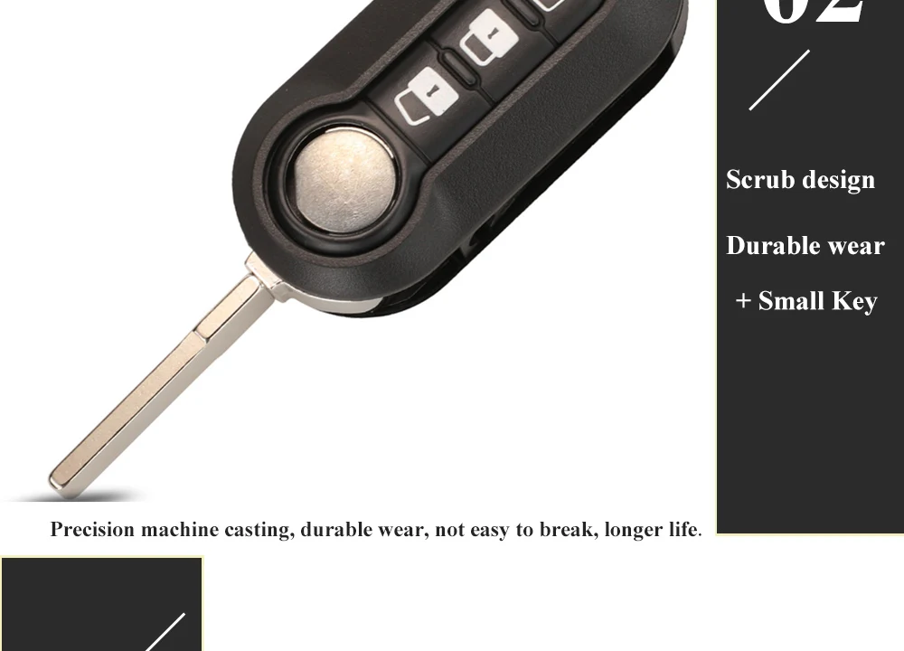 Keyforkess 2/3BTN custodia a conchiglia chiave per Auto remota per Fiat 500 Panda Punto Bravo Ducato Peugeot Boxer Citroen Jumper Auto Uncut Blade 14 Keyforkess 2/3BTN custodia a conchiglia chiave per Auto remota per Fiat 500 Panda Punto Bravo Ducato Peugeot Boxer Citroen Jumper Auto Uncut Blade - H3481a5c6b648440d91df6fb0cc627b8ag