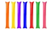100pcs/lot=50bags mix color Inflatable Clapper,cheerstick, Inflatable Sticks, Balloon Stick Clapper Cheering Stick Noise Maker 2
