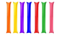 100pcs/lot=50bags mix color Inflatable Clapper,cheerstick, Inflatable Sticks, Balloon Stick Clapper Cheering Stick Noise Maker 2