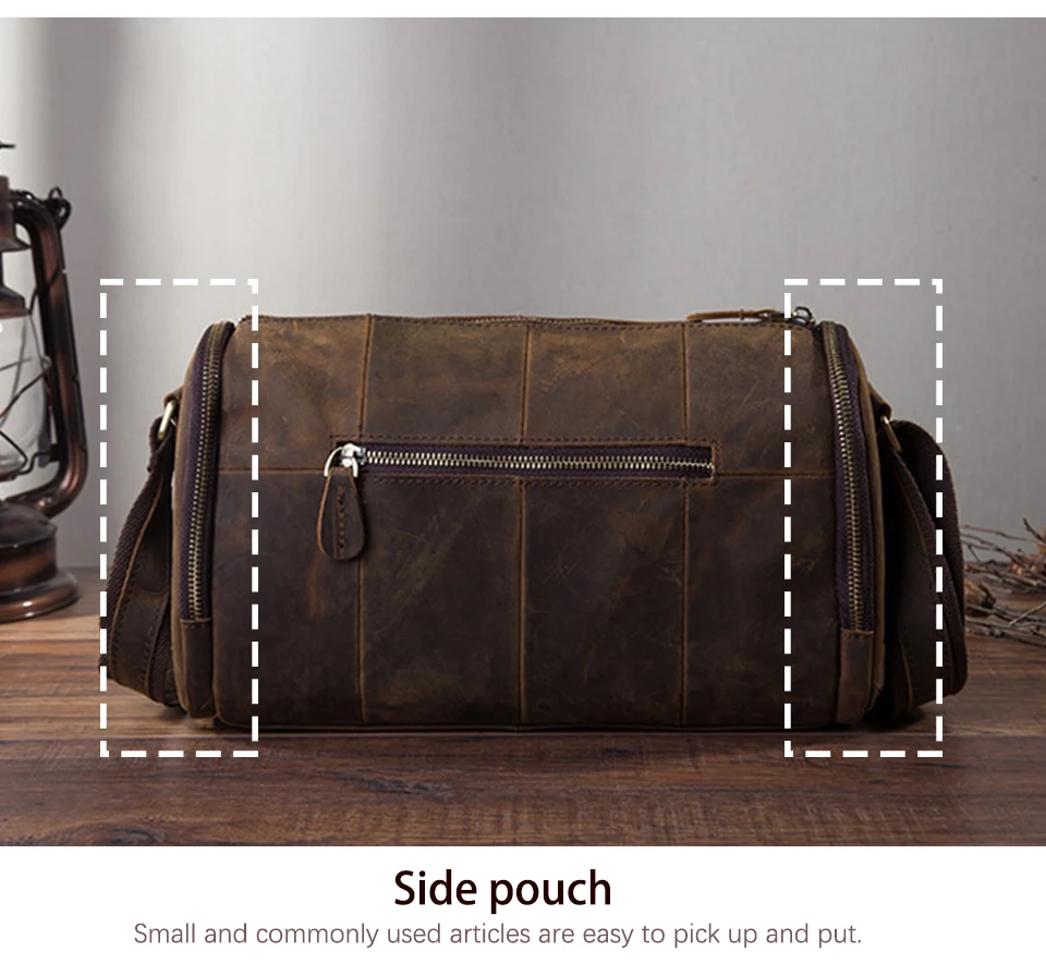 Messenger Plus Organizer Leather Bag