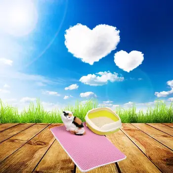 

2020 New Splash Reusable Cat Cat Sand Box Waterproof Potty Pet Toilet Cat Potty Universal Pet Products Double Cat Litter Mat