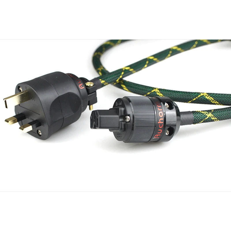 Hifi Audio Uk Power Cable Uk Mains Lead For Amp Cd Player & Hifi