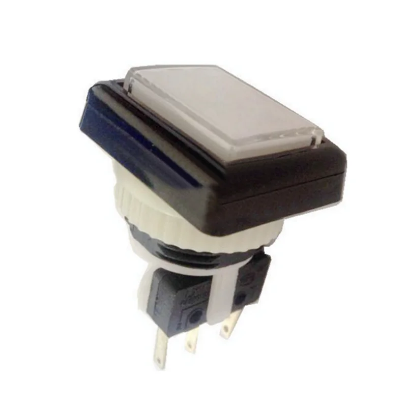 

American rectangular button switch 35*28 square button with light switch reset button game button