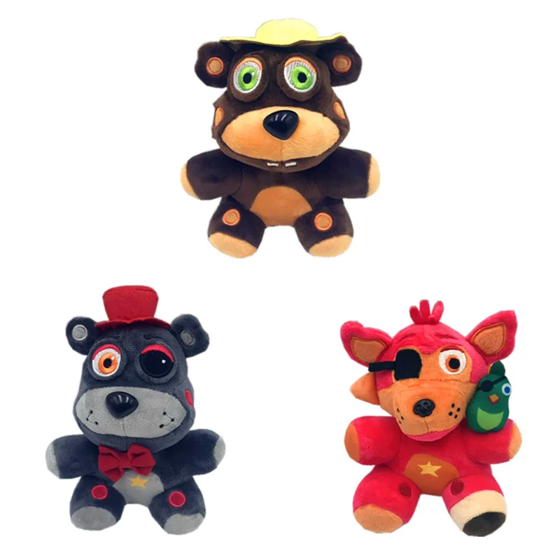 3 стиля FNAF плюшевые игрушки куклы Животные Медведь Кролик лисы игра на день