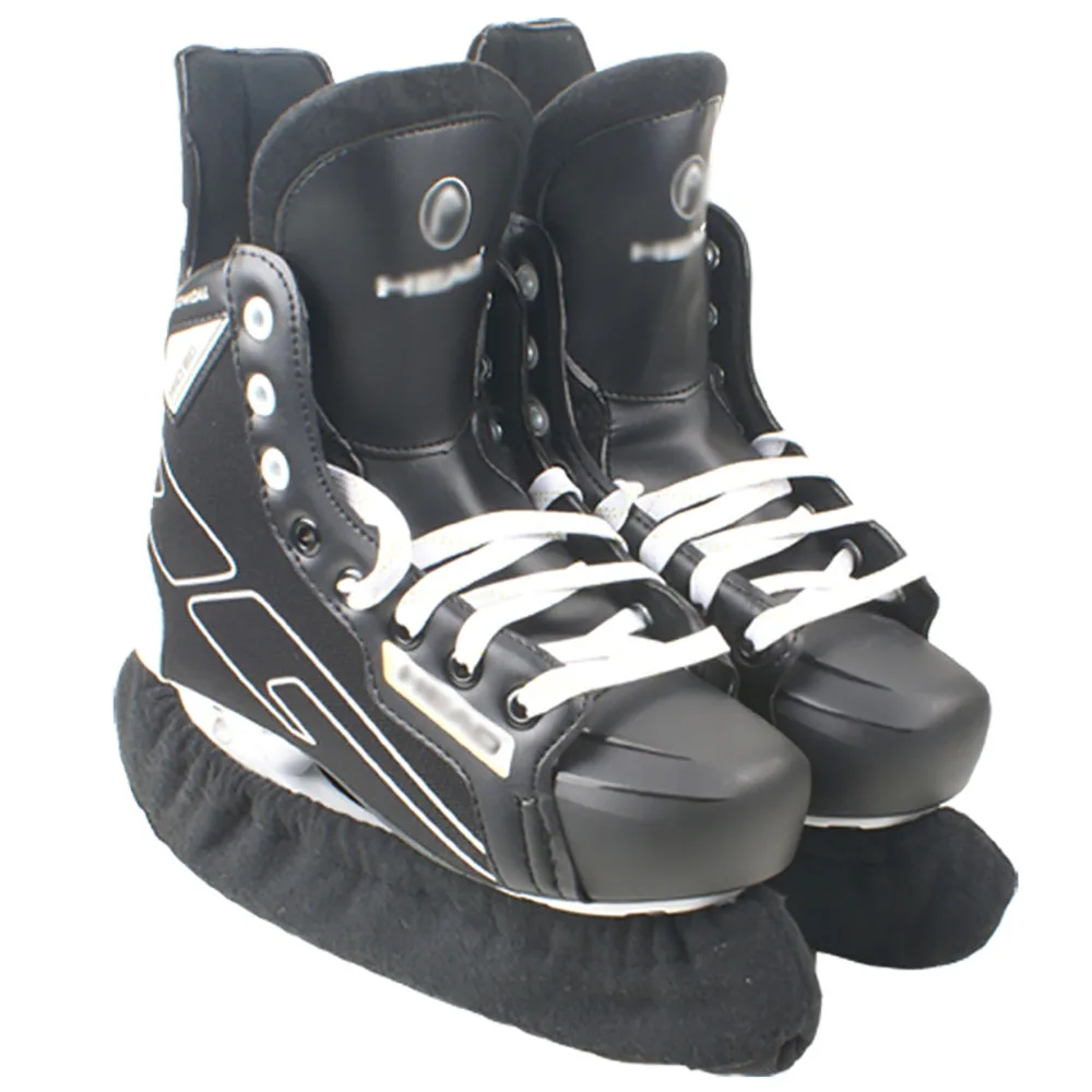 1 пара чехол для лезвия для коньков хоккейная защита для лопастей мягкая махровая ткань для коньков хоккейная ходьба Защитная ткань для обуви