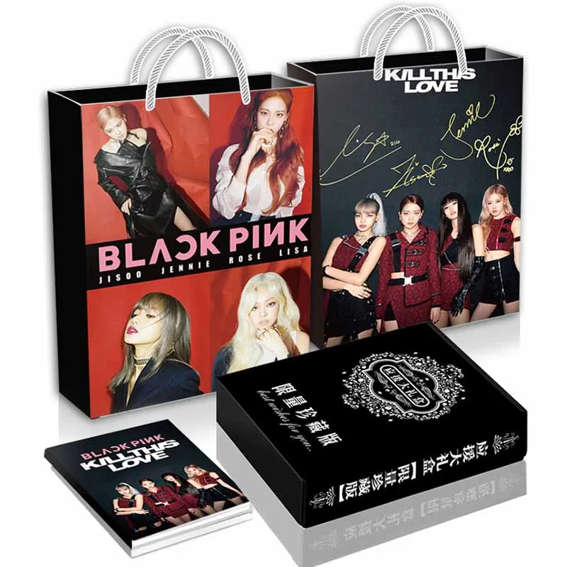 Мода Kpop Blackpink Изысканная Подарочная коробка постер Фотокарта подарок Bog и Cd Blackpink вентиляторы подарок на день рождения для девочек Прямая поставка