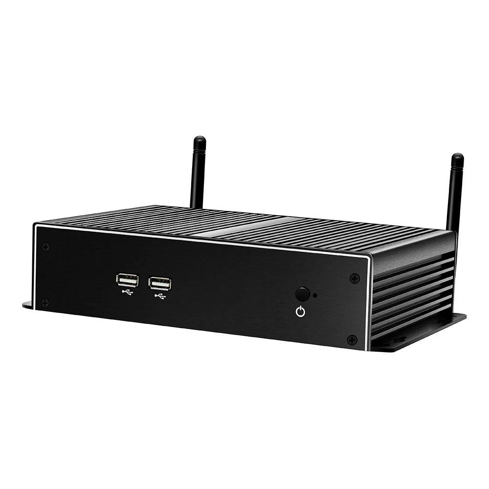 Безвентиляторный мини ПК Intel Core i5 4200U Windows Linux 2* Intel ie11at LAN WiFi SIM 4G LTE 6* RS23 4* USB HDMI VGA промышленный микро ПК