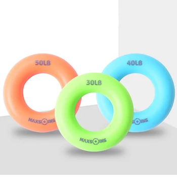 

1 pcs Silicone Portable Hand Grip Ring Carpal Expander Finger Trainer Grip Strength Rehabilitation Stress Universal