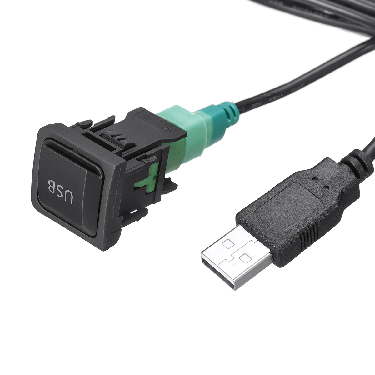 Автомобильный USB 2,0 кнопка переключения кабельная линия USB аудио адаптер CD музыкальный плеер радио для Фольксваген