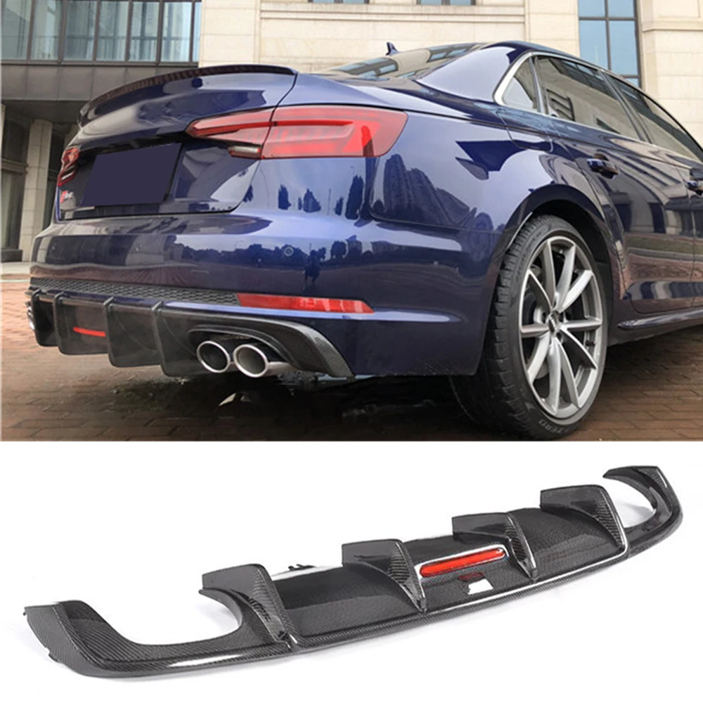 Автомобильный диффузор заднего бампера спойлер для Audi A4 B9 Sline S4 Sedan 2017 2019