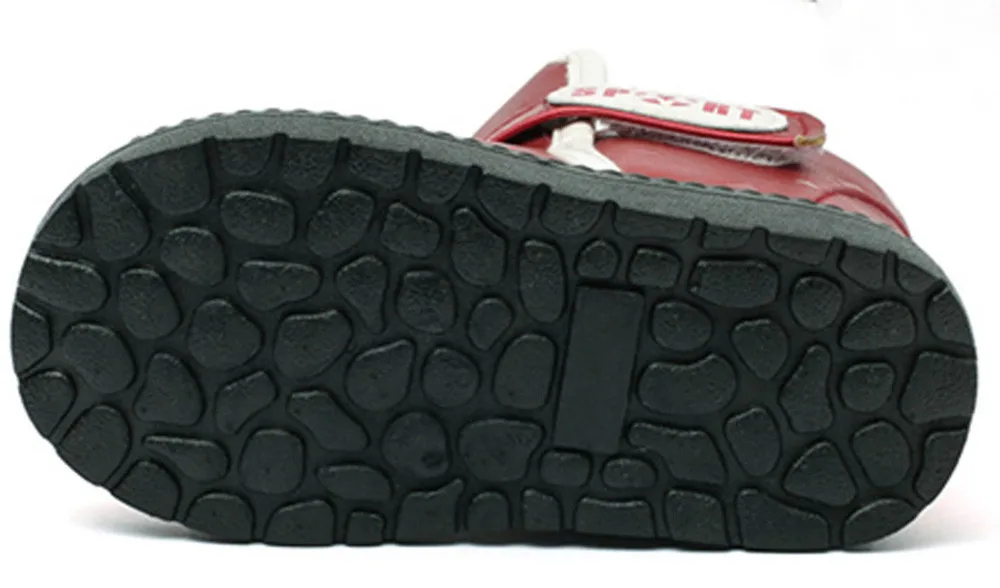Tenis bebezapatilla deporte bebe; зимние ботинки для маленьких девочек; теплая однотонная повседневная обувь из флока на нескользящей подошве; deportivas bebe fille enfant; 1015