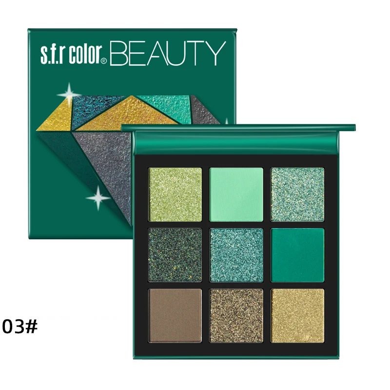 9 Color matte Eyeshadow Eye Makeup Waterproof Mineral Powder Shimmer Eye Shadow Make up Palette For Women