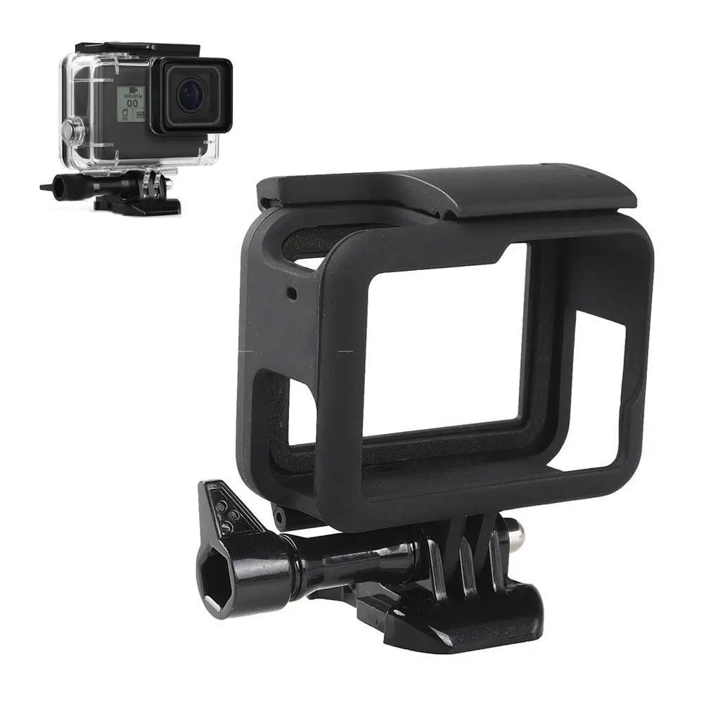 

Standard Protective Border Frame For Gopro Hero 5/6/7+ Camera Pro Black For Go Camera Accessory Case Protector Mount W3X5