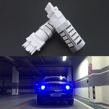 

Replaces LED Bulbs Replacement 2pcs/kit Ultra Blue 3157 3457 4157 Car DRL