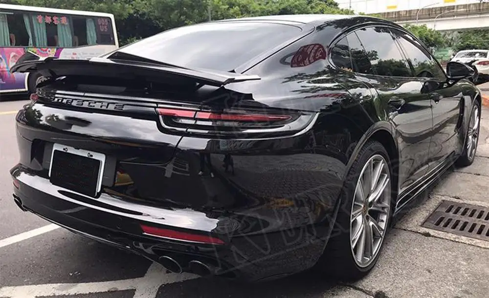 Задний спойлер из углеродного волокна для Porsche Panamera 971 2017 2019|Спойлеры и крылья| |