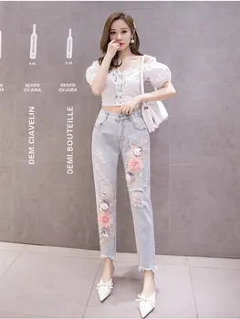 

Palazzo Pants Polyester Cotton Free Shipping 2020 embroidery pants