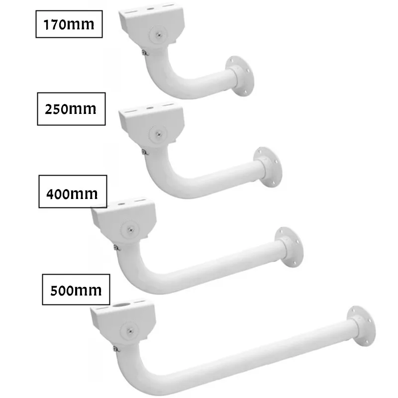 Soporte de cámara CCTV de vigilancia en forma de L, aleación de aluminio de  pico de pato, soporte de montaje en pared extendido, 17cm, 25cm, 30cm,  40cm, 50cm, 60cm - AliExpress