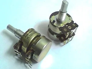 2PCS/LOT type 24 potentiometer R08-4001-05 50KB x 2 22MM shaft