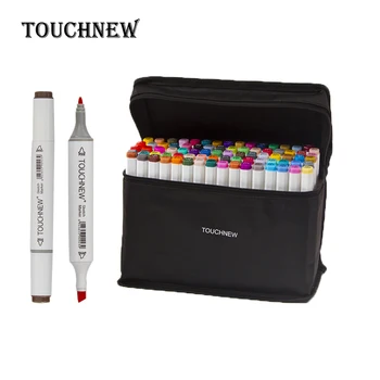 

Touchnew Marker Pen Set Student Art Pens for Drawing Alcohol Markers 30/40/60/80/168 Colors Painting Sketch Markers Art Supplies