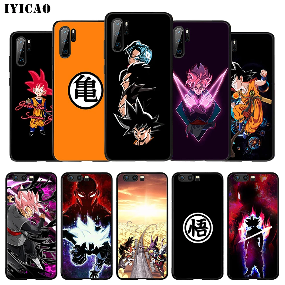 IYICAO Lovely DBZ Little Goku Soft Case for Huawei P30 P20 P10 P9 P8 P Smart Z Plus 2019 Lite Pro 2018 2017 2016 TPU |