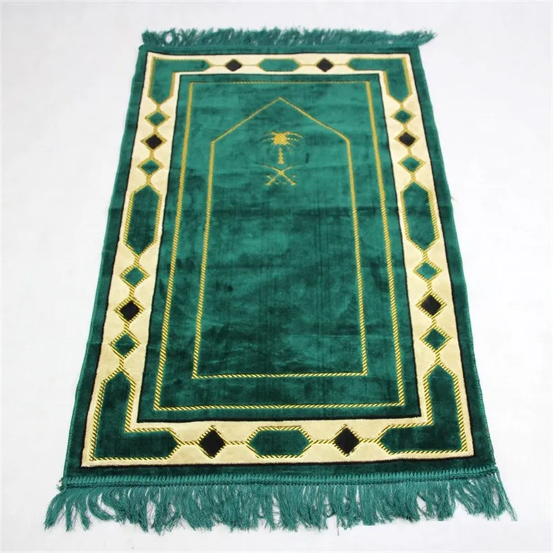 70*110 см кашемировый искусственный коврик Salat musлах молитвенный Tapete Banheiro исламский