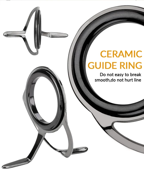 Anelli Guida In Ceramica Per Canna Da Pesca Per Riparazione, Con