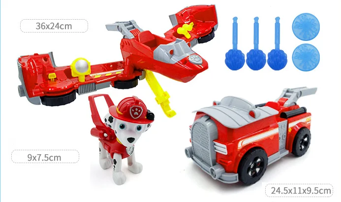 Paw Patrol игрушки для собак полный набор командный центр самолет яхта паром трекер Райдер Patrulla Canina фигурки Juguetes детей