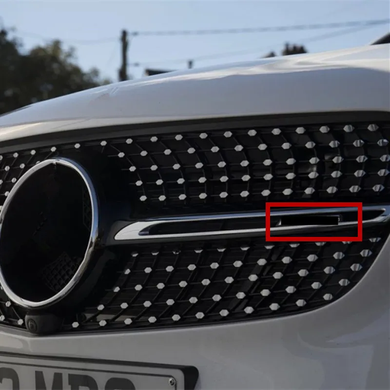 Diamond Grille For Mercedes Benz AMG mini Logo A B C E Class W176 W246