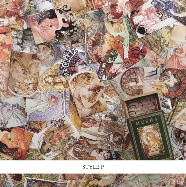 Mr.paper 100pcs/box Vintage Story Kraft Paper Scrapbooking/Card Making/Journaling Project DIY Diary Decoration LOMO Cards F